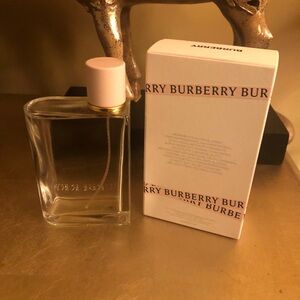 Burberry HER Empty Fragrance Bottle with Pink Cap and Box